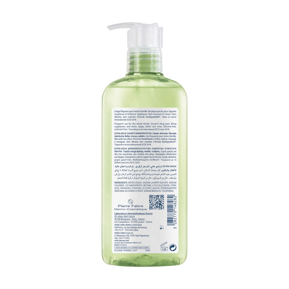Ducray Extra Doux Sh Dermo-protecteur 400ml Nf