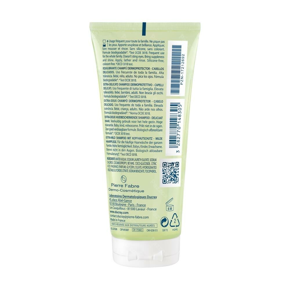 Ducray Extra Doux Sh Dermo-protecteur 100ml Nf