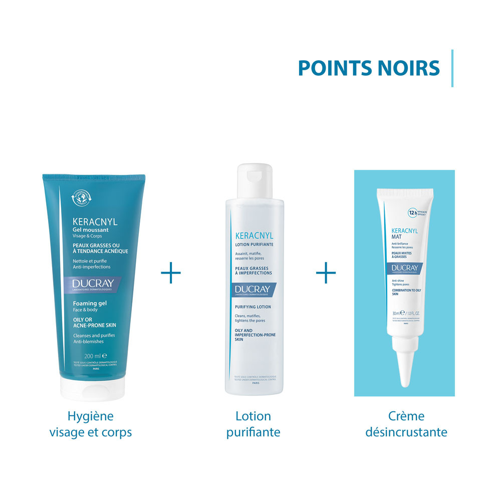 Ducray Keracnyl Gel Moussant 200ml Nf