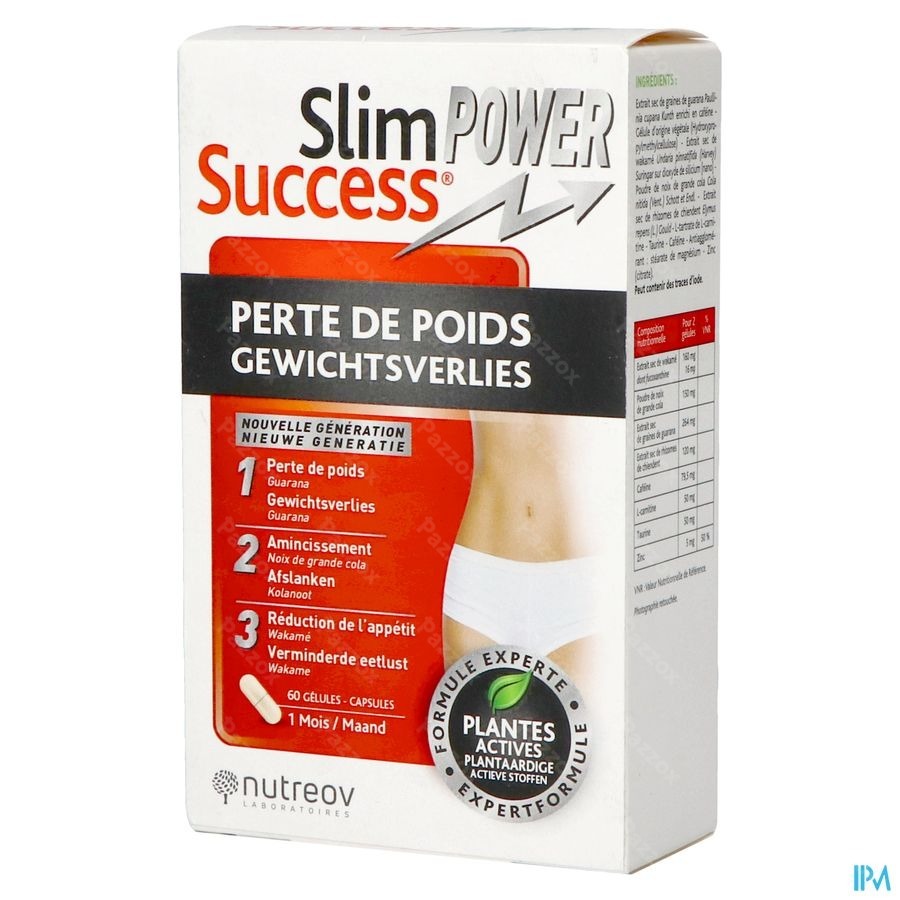 Slim Success Power Perte Poids Caps 60