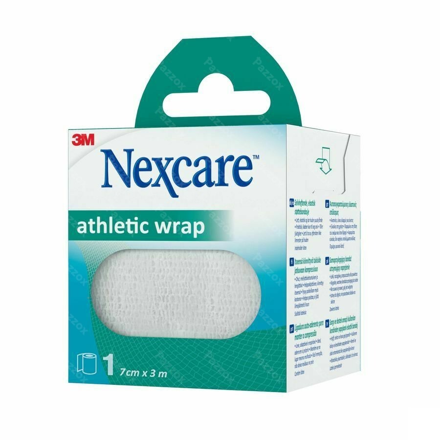 Nexcare Athletic Wrap Band.cohes Blanc 5cmx2,5m 1