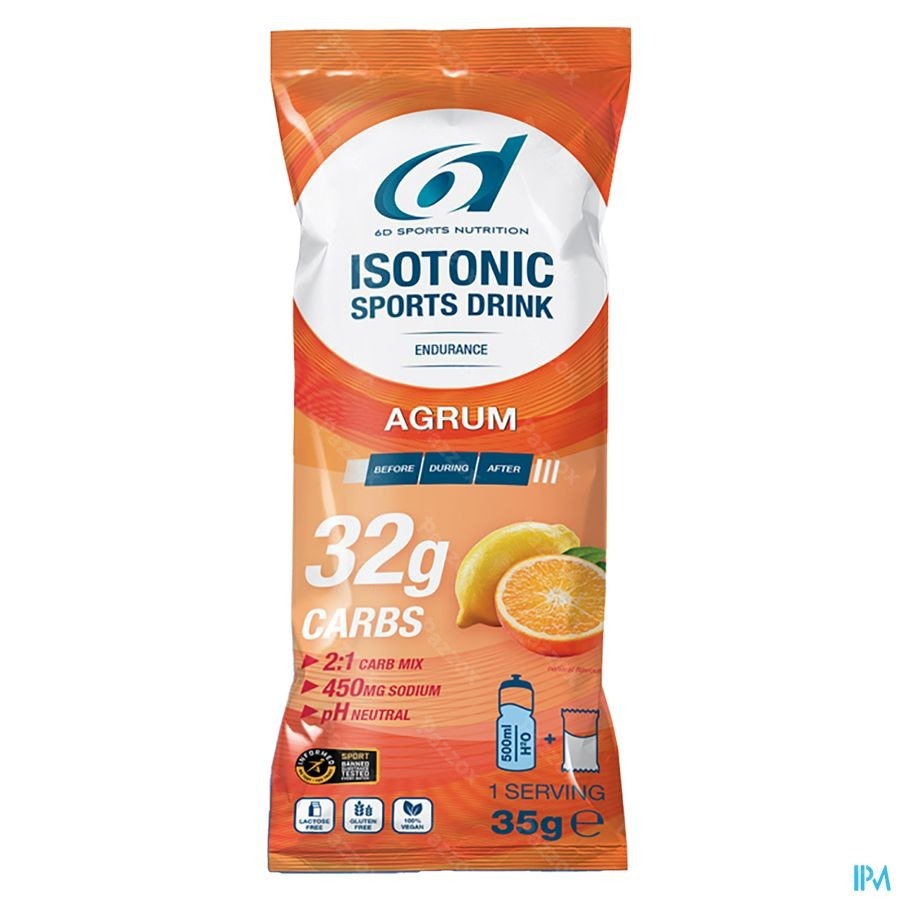 6d Isotonic Sports Drink Agrum Pdr Sach 14x35g