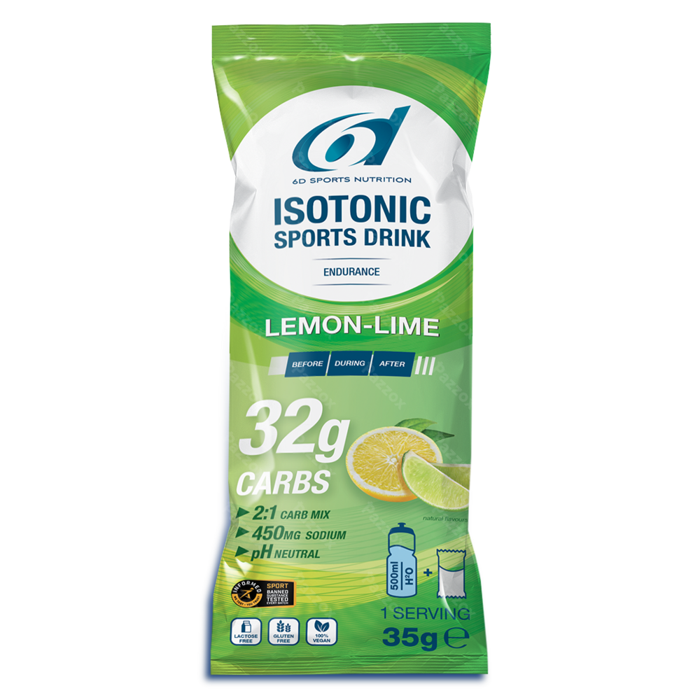 6d Isotonic Sports Drink Lemon Lime Prd Sach 35g