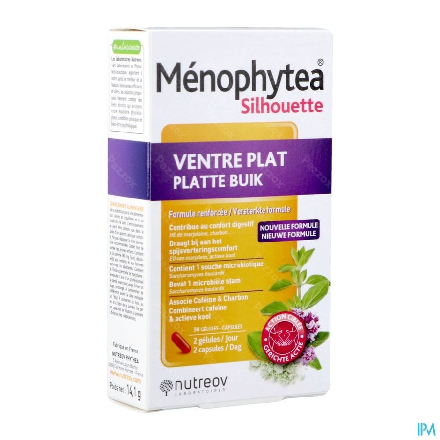 Menophytea Silhouette Ventre Plat Boite Comp 30