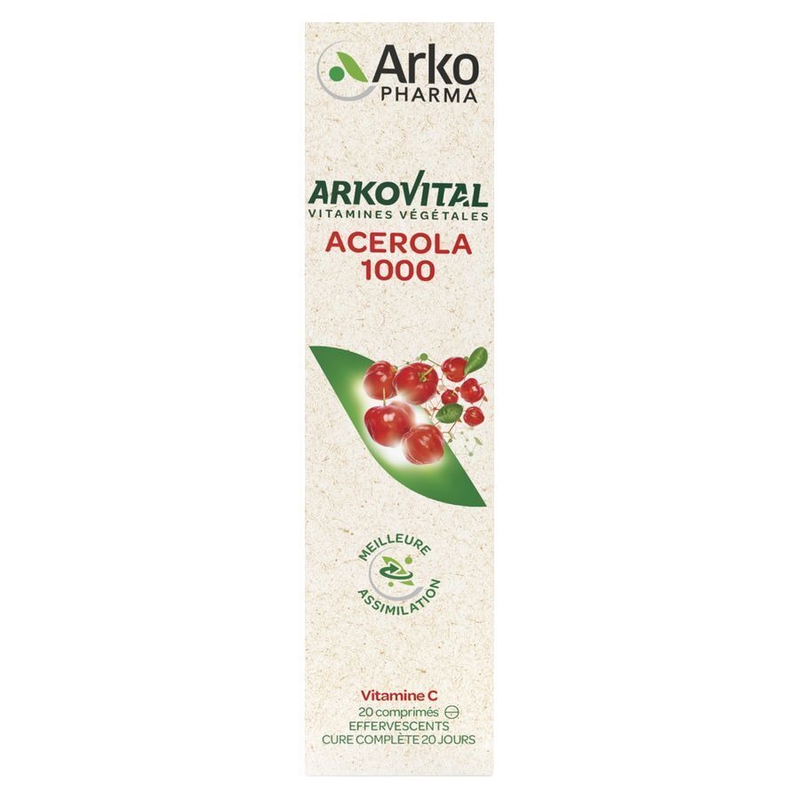 Arkovital Acerola 1000 Effervescent Vit C Comp 20