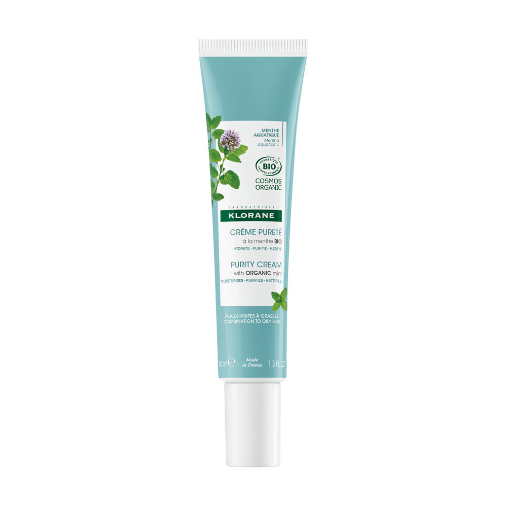 Klorane Visage Menthe Aquatique Creme Purete 40ml