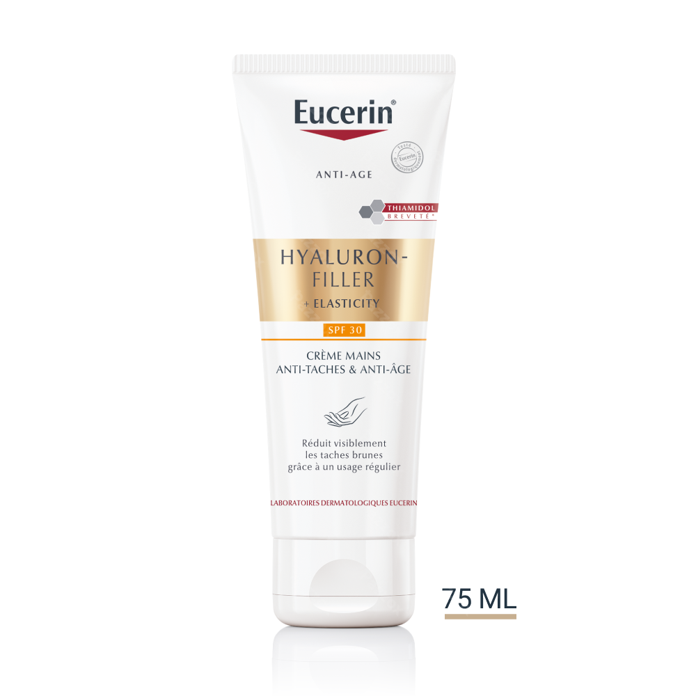 Eucerin Hyaluron-Filler + Elasticity Crème Mains Anti-Taches et Anti-Age SPF30 75ml
