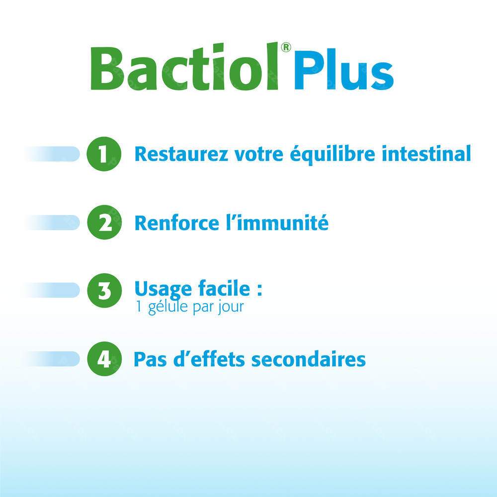 Metagenics Bactiol Plus 120 Gélules 