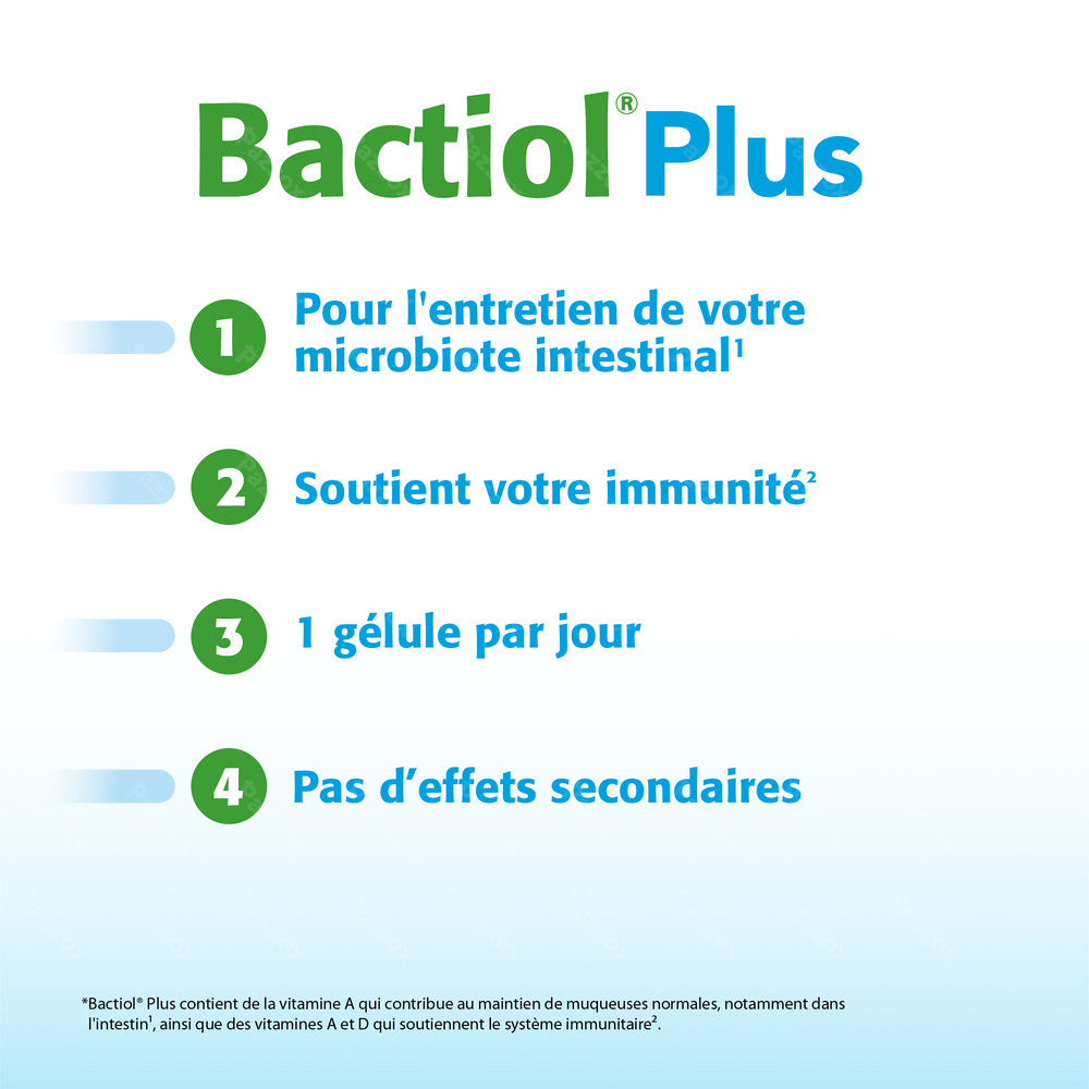 Metagenics Bactiol Plus 120 Gélules 