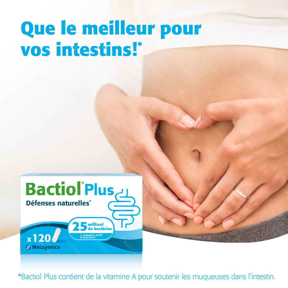 Metagenics Bactiol Plus 120 Gélules 