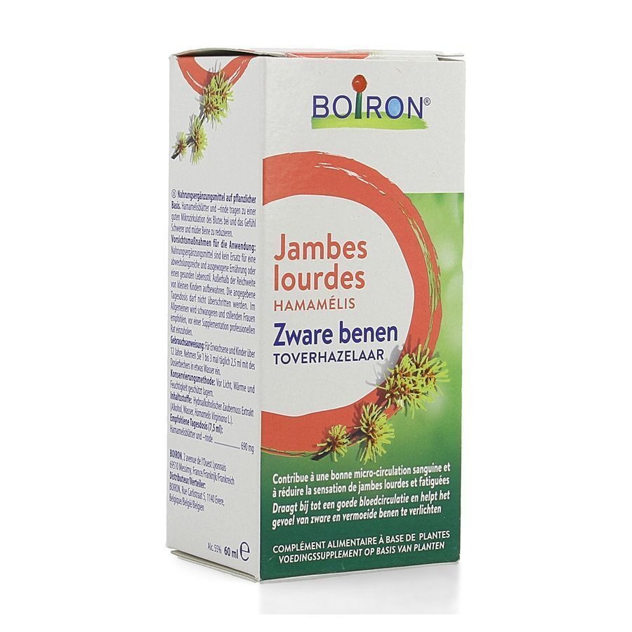 Boiron Hamamélis Complément Alimentaires Jambes Lourdes 60ml