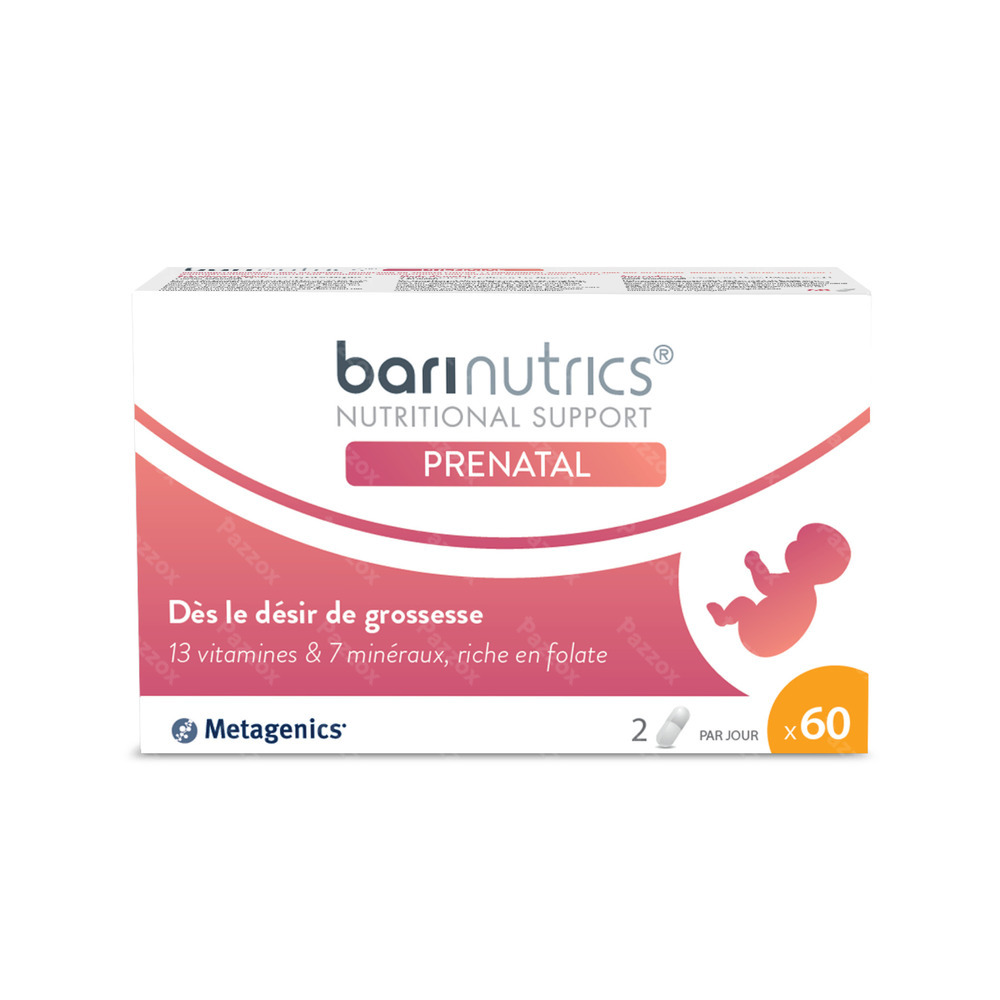 Barinutrics Prenatal Caps 60 Nf Metagenics