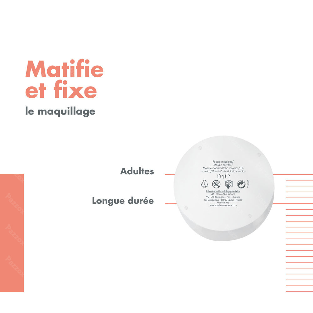 Avène Couvrance Poudre Moqaïque Translucide 10g