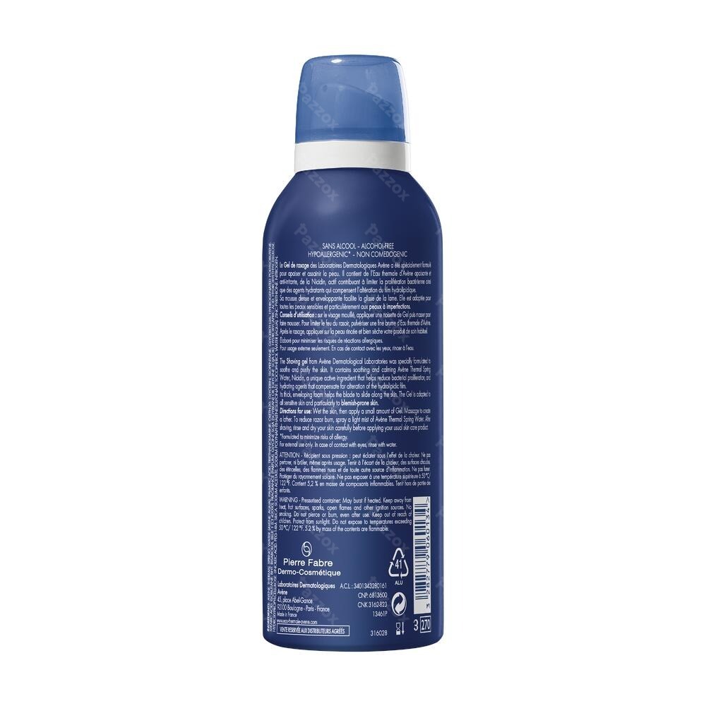 Avene Men Gel Rasage 150ml Nf