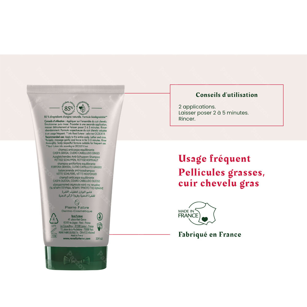 Furterer Neopur Shampooing pour Pellicules Grasses 150ml