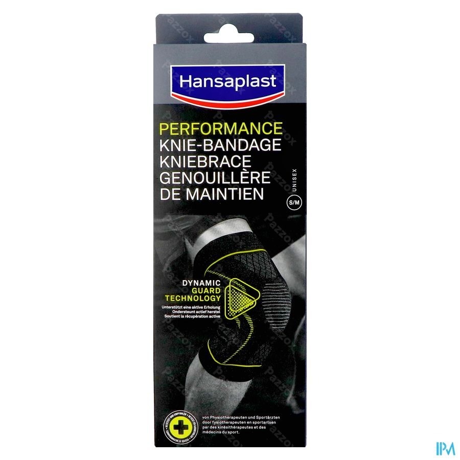 Hansaplast Bandage Sport Genou Noir