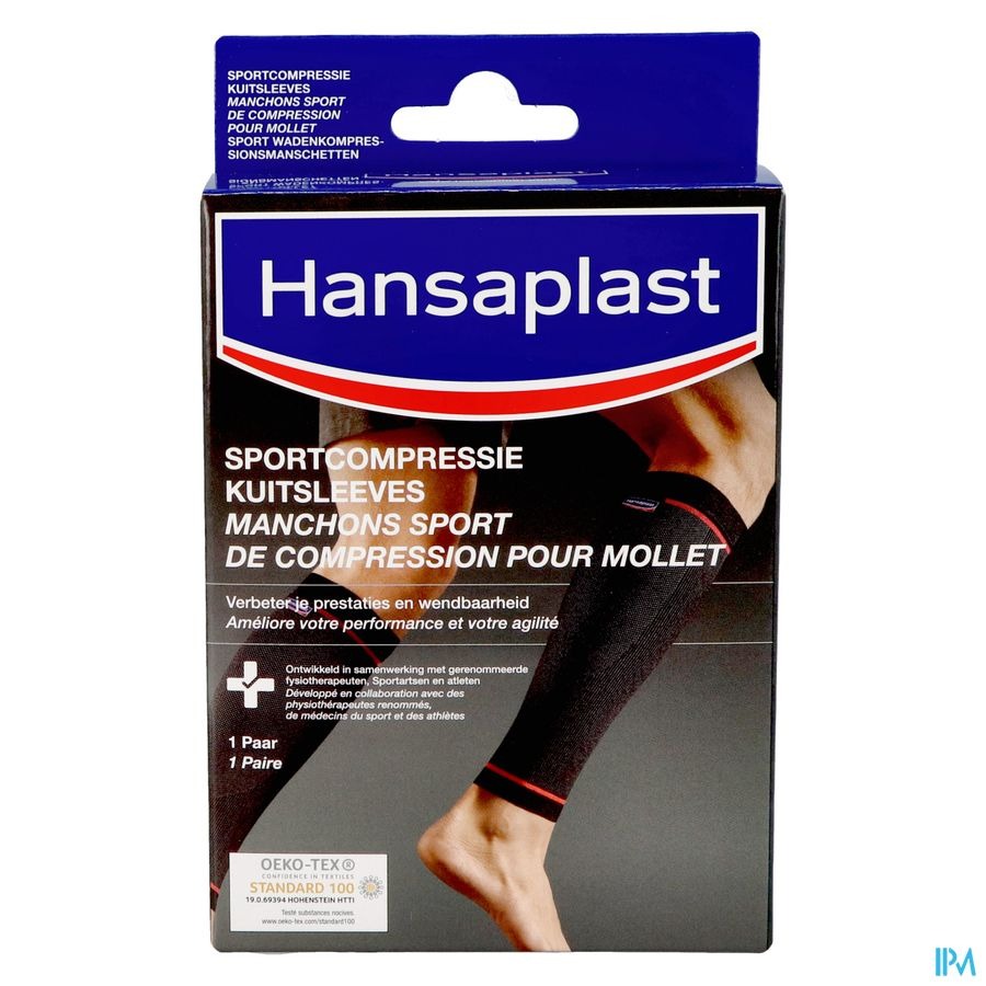 Hansaplast Manchons Sport Compression Mollet