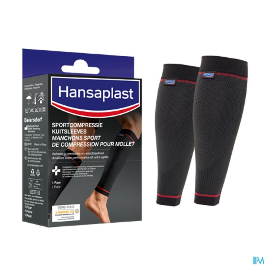 Hansaplast Manchons Sport Compression Mollet