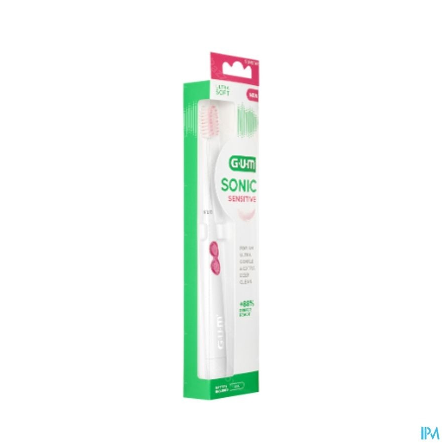 Gum Sonic Sensitive Brosse Dents Pile 4101mpk