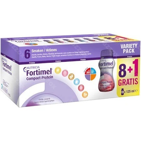 Fortimel Compact Protein Variety Pack 9x125ml