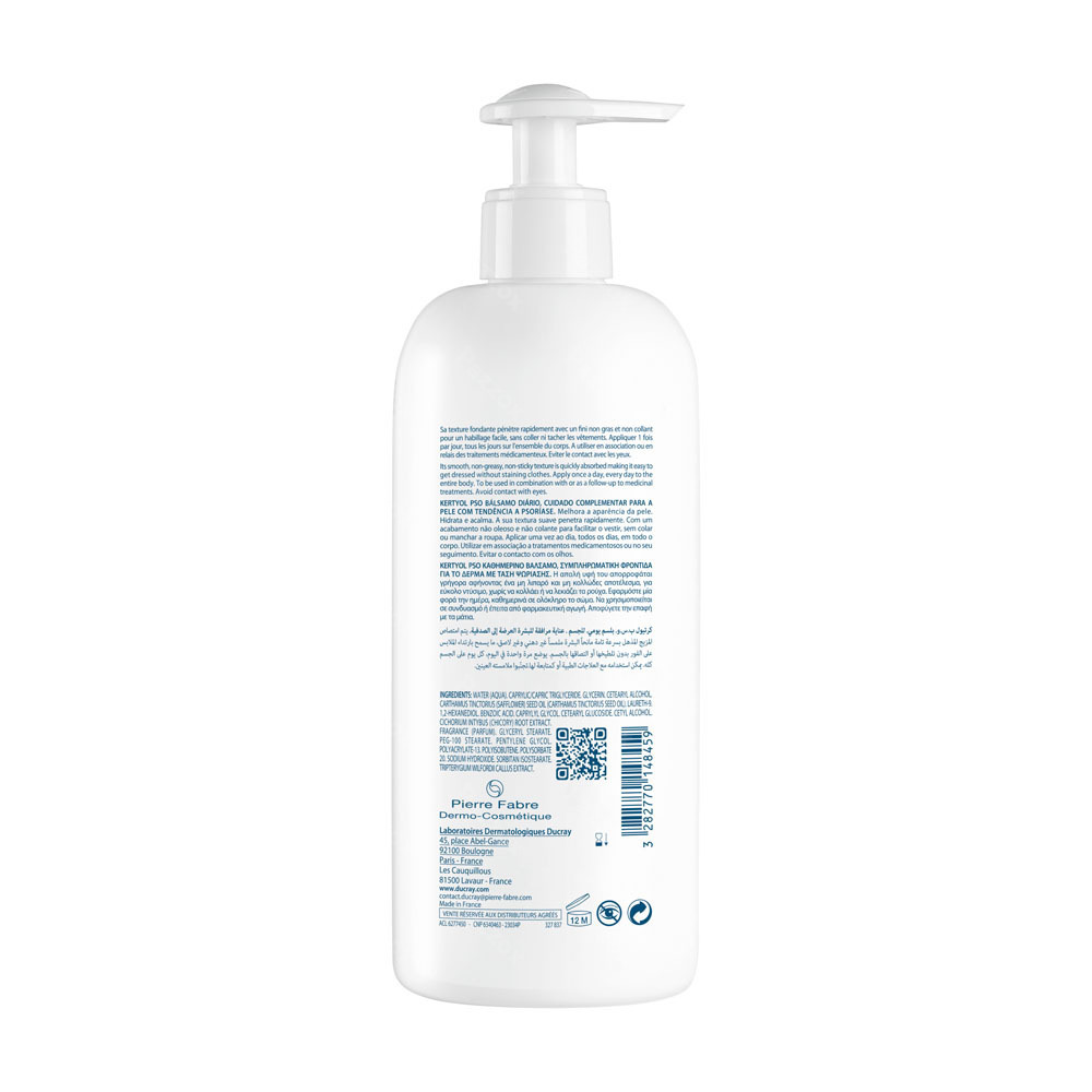 Ducray Kertyol Pso Baume Quotidien 400ml Nf