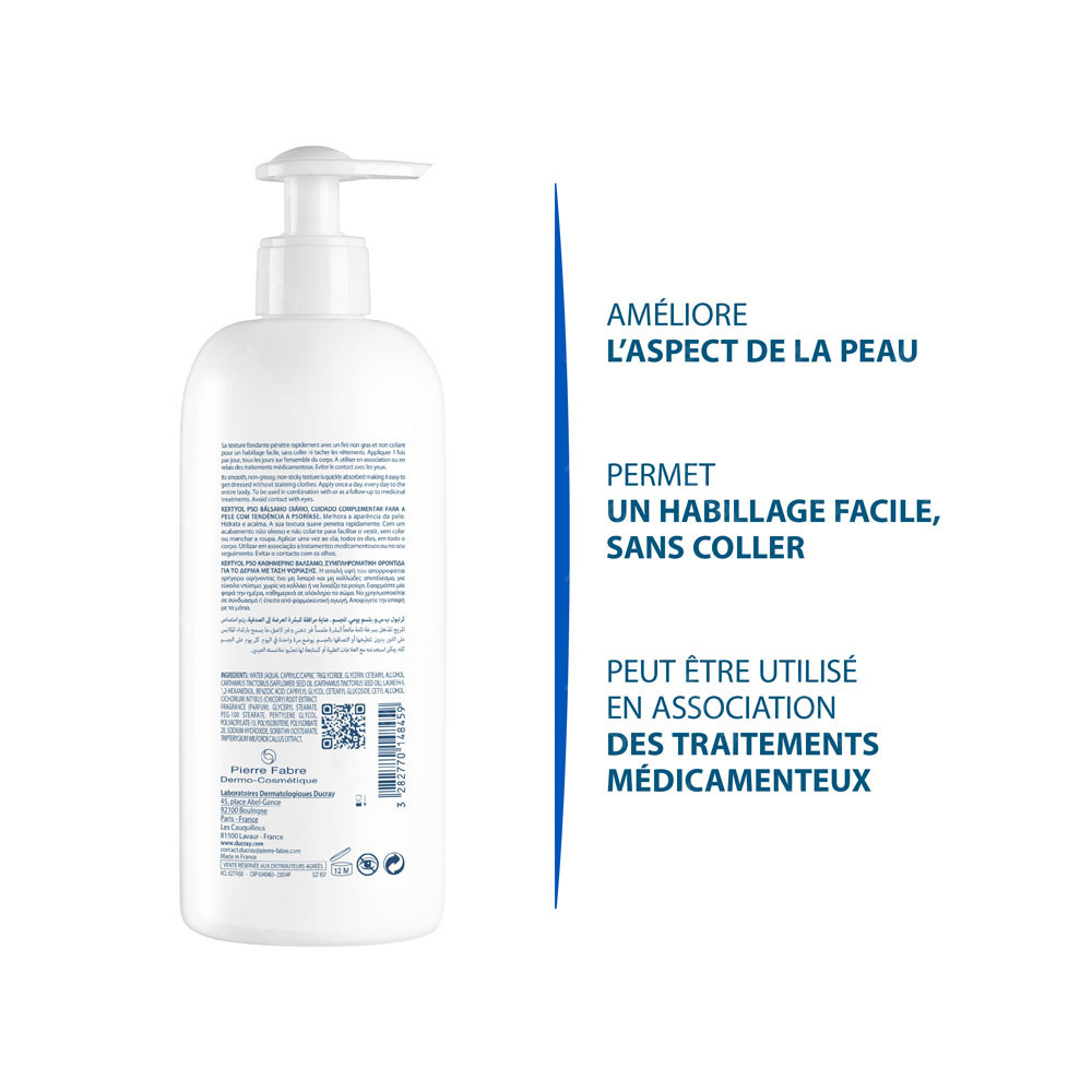 Ducray Kertyol Pso Baume Quotidien 400ml Nf