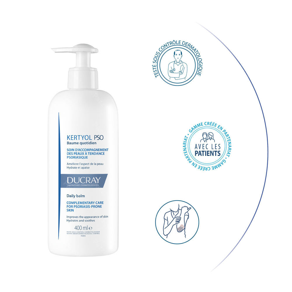 Ducray Kertyol Pso Baume Quotidien 400ml Nf