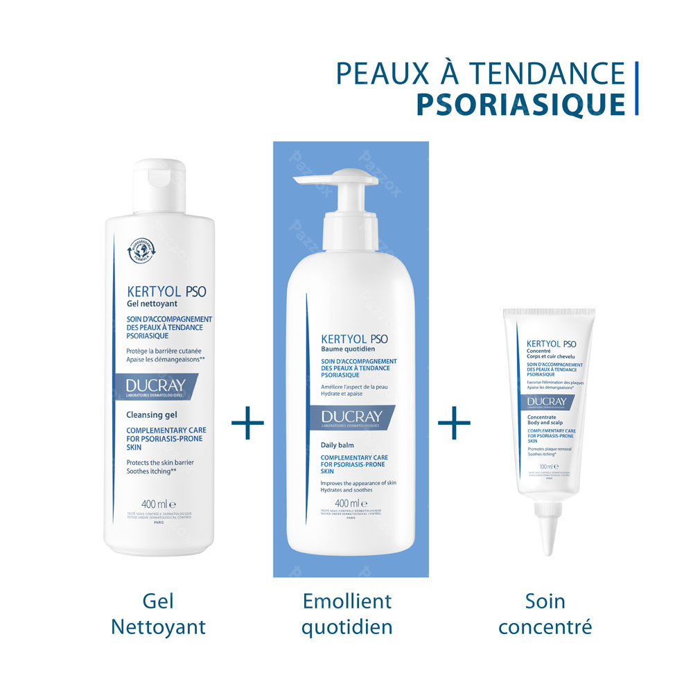 Ducray Kertyol Pso Baume Quotidien 400ml Nf