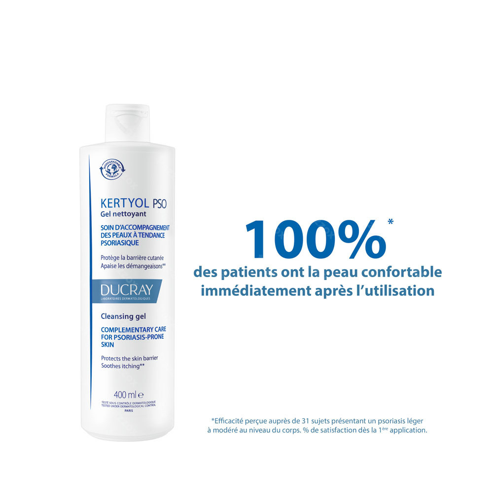 Ducray Kertyol Pso Gel Nettoyant 400ml
