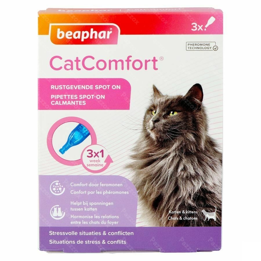 Beaphar Cat Comfort Spot On Calmant 3 X 0,55ml
