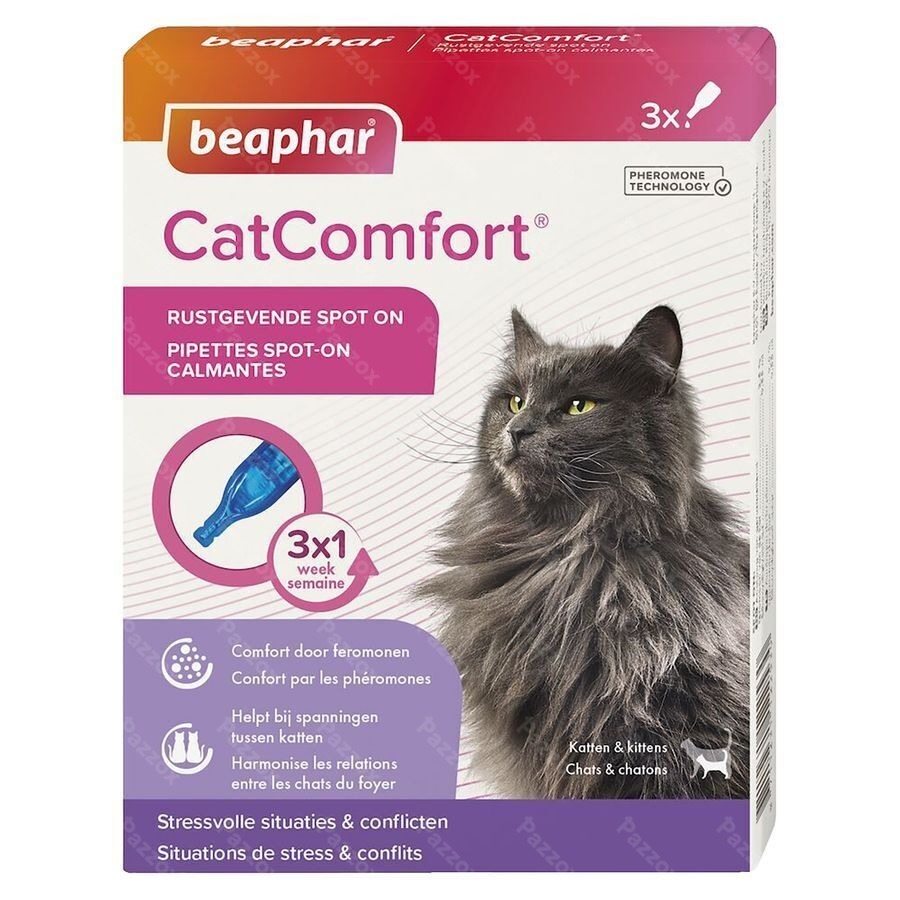 Beaphar Cat Comfort Spot On Calmant 3 X 0,55ml
