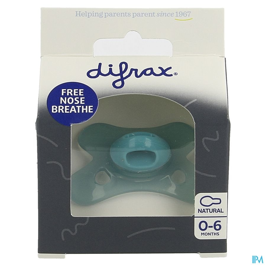 Difrax Sucette Natural 0-6m Special Edit. Ocean