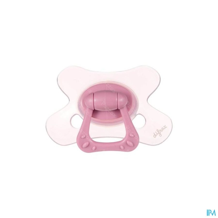 Difrax Sucette Natural 6m+ Special Edition Rose