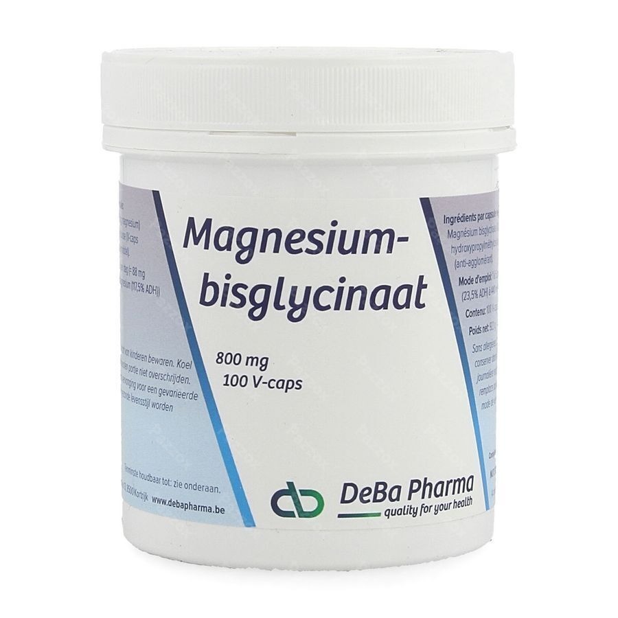 Magnesium Bisglycinate 800mg V-caps 100