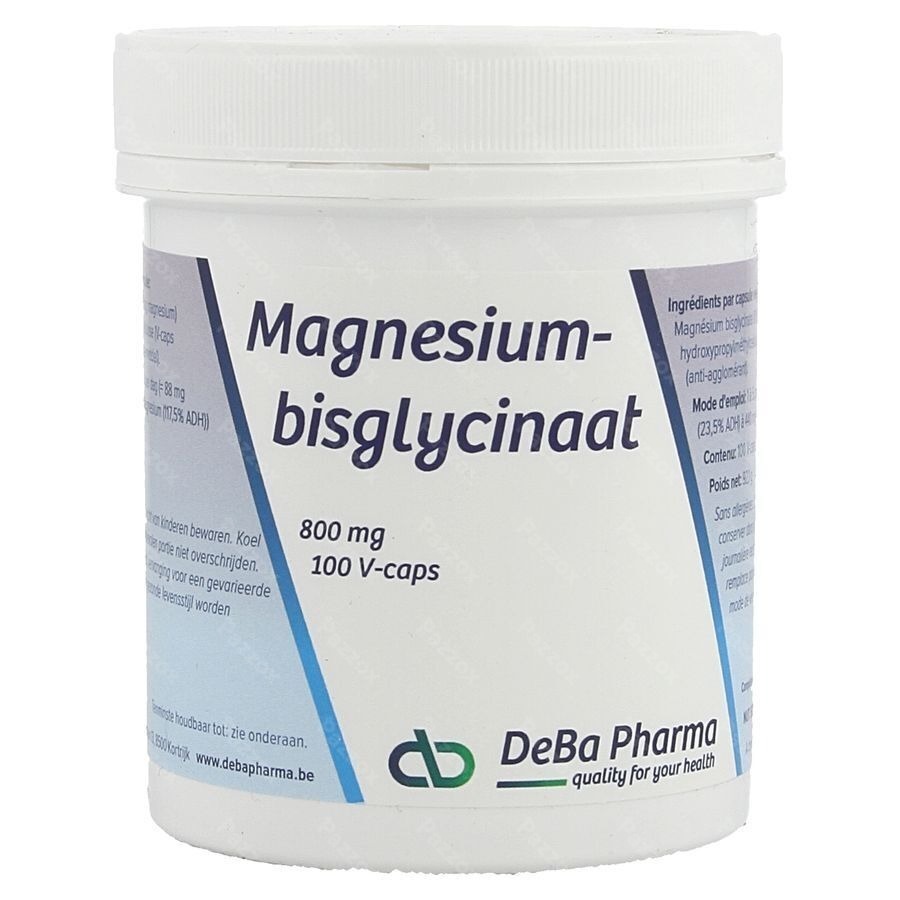 Magnesium Bisglycinate 800mg V-caps 100
