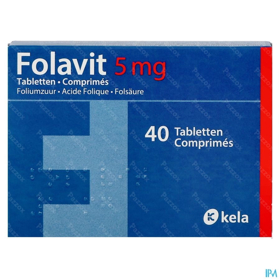 Folavit 5mg Comp 40 X 5mg