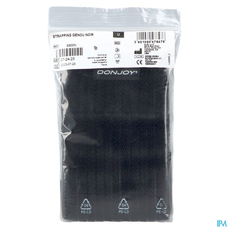 Donjoy Strapping Noir Genou