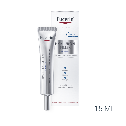 Eucerin Hyaluron-Filler 3x Effect Soin Contour Des Yeux Spf 15ml