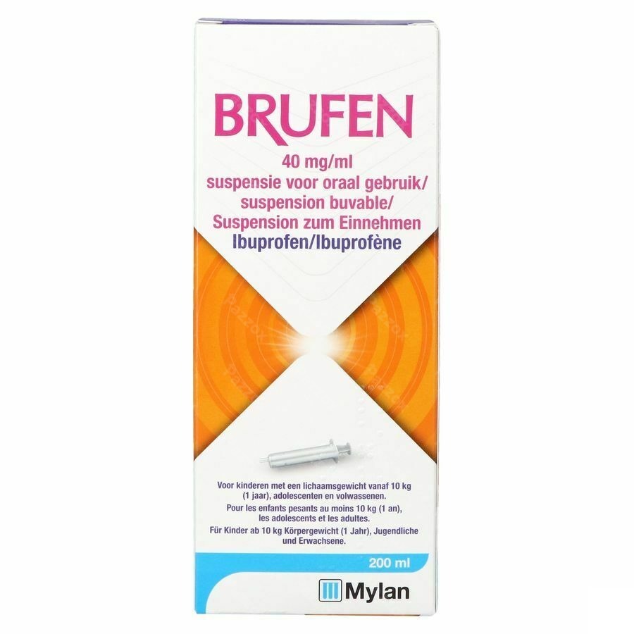 Brufen 40mg/ml Susp Buvable 200ml