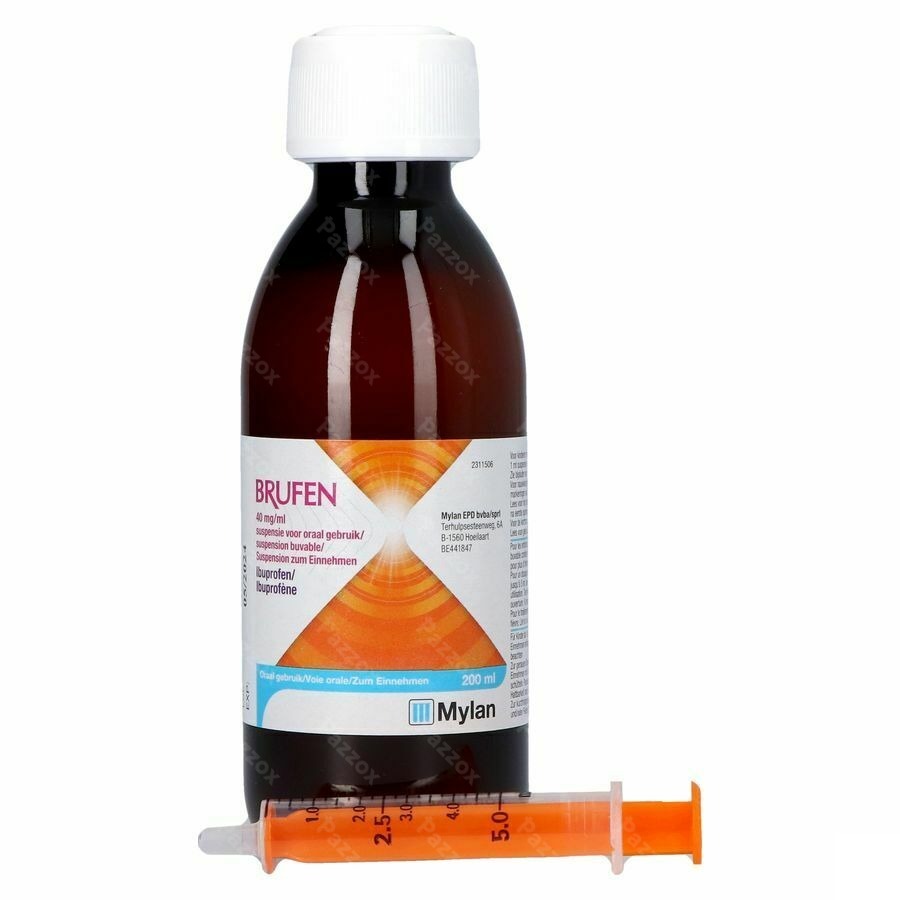 Brufen 40mg/ml Susp Buvable 200ml
