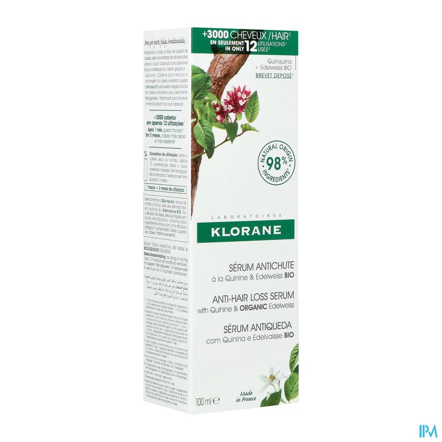 Klorane Sérum Fortifiant Cheveux à La Quinine & Edelweiss 100ml