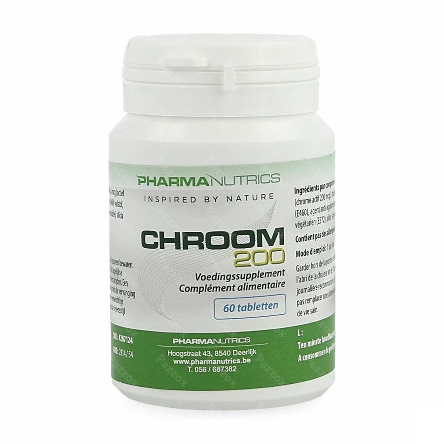 Chrome Picolinate 200 Tabl 60 Pharmanutrics
