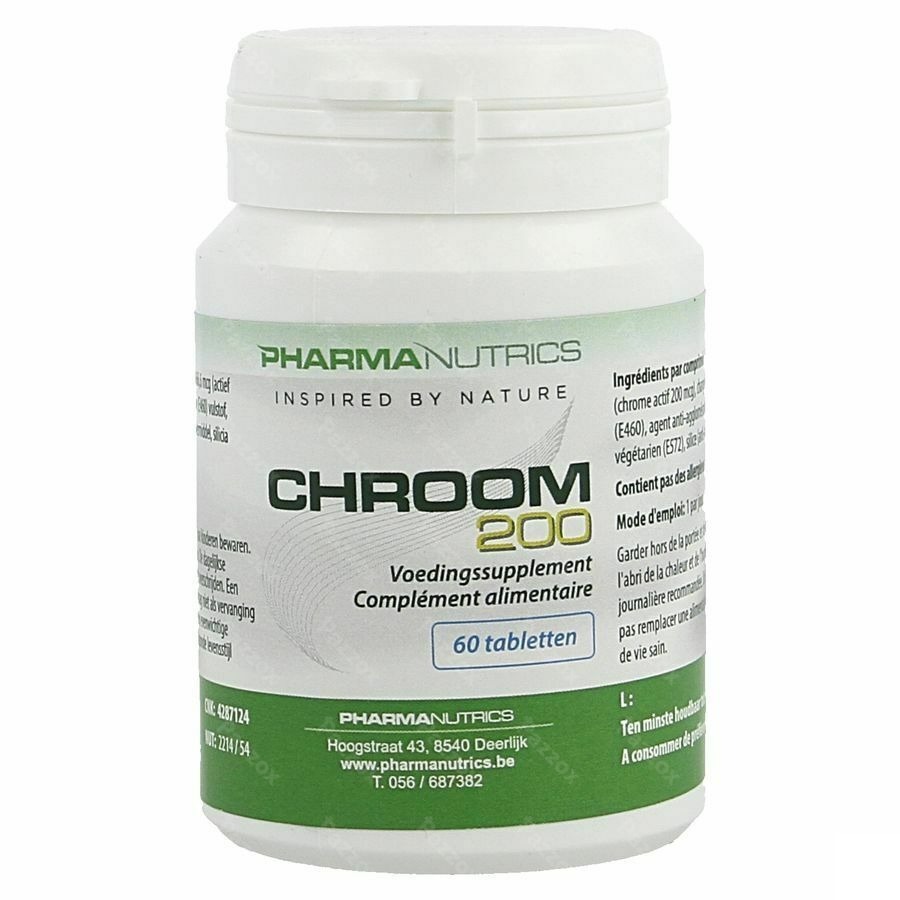 Chrome Picolinate 200 Tabl 60 Pharmanutrics