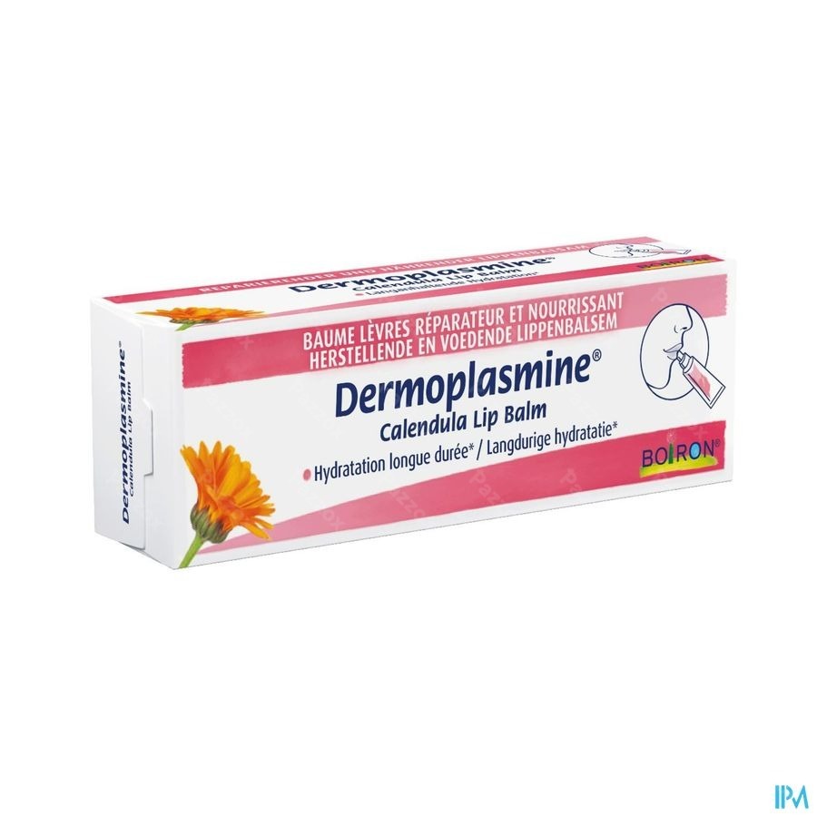 Boiron Dermoplasmine Calendula Lip Balm Tube 10g
