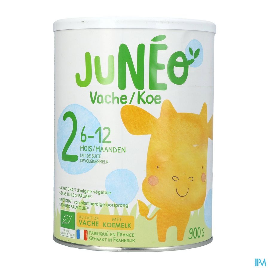 Juneo 2 Lait Vache 6-12m 900g