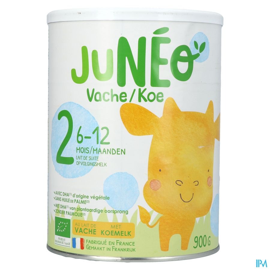 Juneo 2 Lait Vache 6-12m 900g