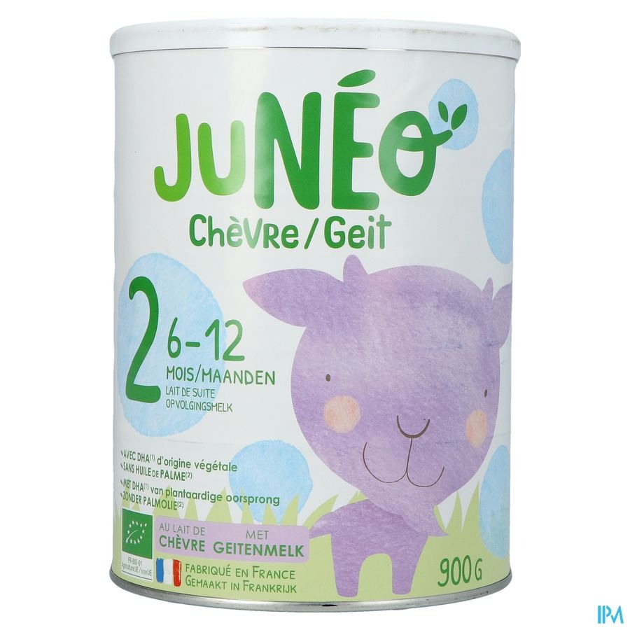 Juneo 2 Lait Chevre 6-12m 900g