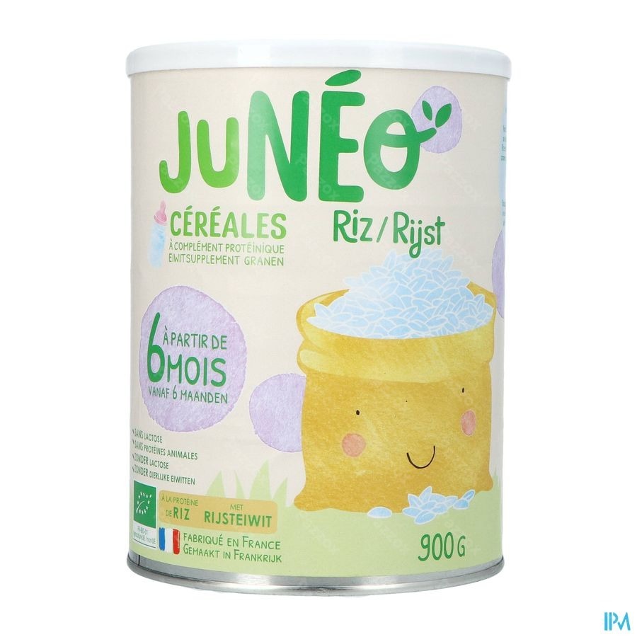 Juneo Riz Cereales + Complement Proteinique 900g