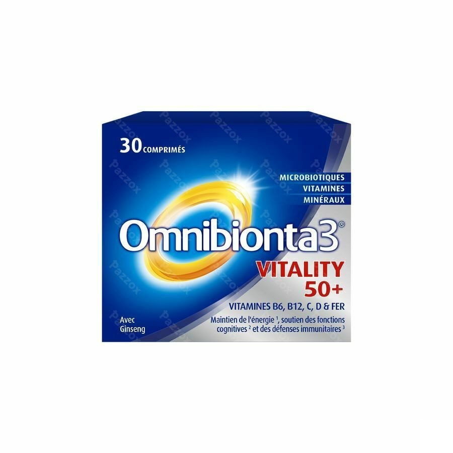 Omnibionta3 Vitality 50+ 30 Comprimées