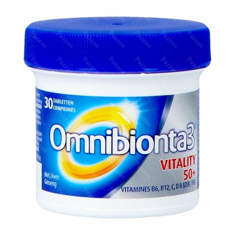 Omnibionta3 Vitality 50+ 30 Comprimées
